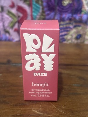 Authentic $34 Benefit Cosmetics Play Daze Liquid Blush In Willa Full Size New