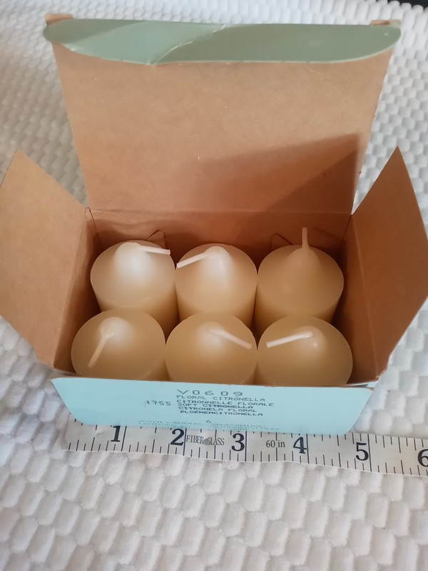 Partylite Floral Citrinella Votives 6 Pack