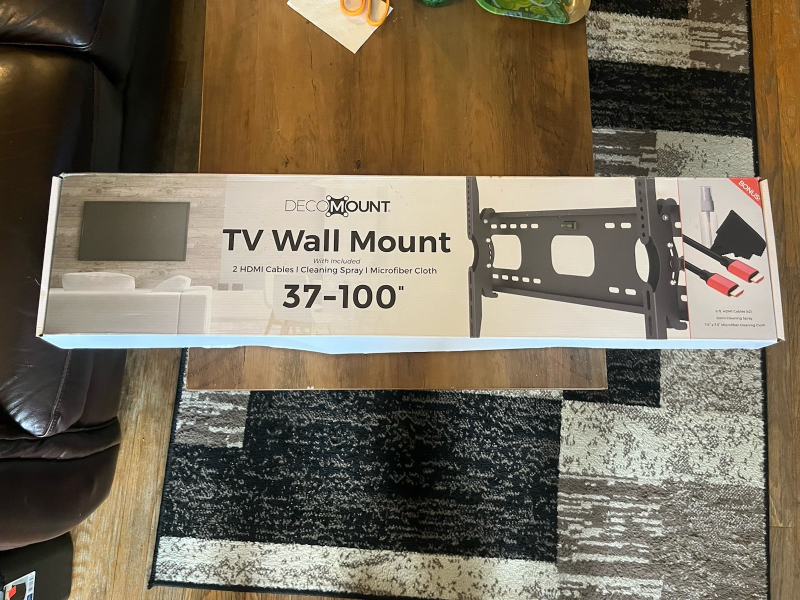 Deco Mount 37"-100" Full Motion TV Wall Mount Bracket with Tilt Function