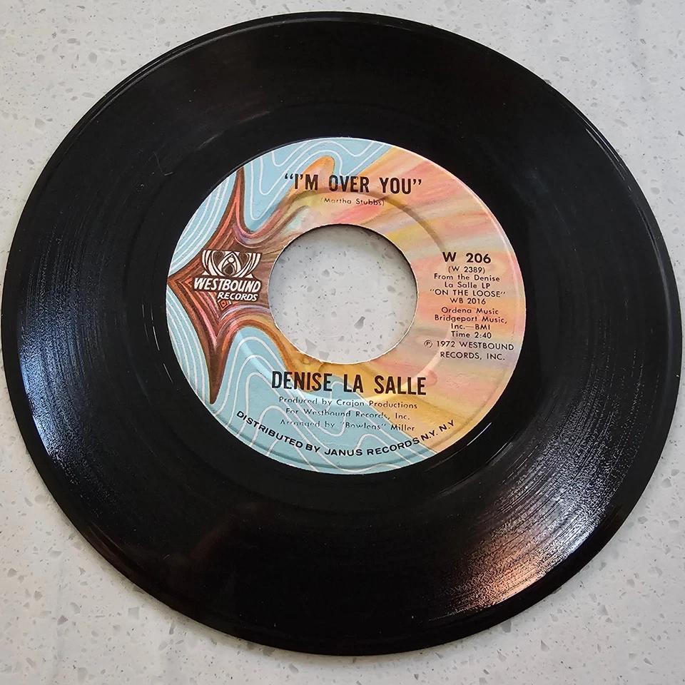 Denise LaSalle ‎** A Man Size Job / I'm Over You - Original 1972 US Soul Funk 7" - Image 4 of 4