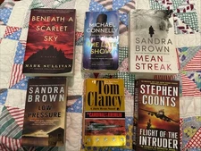 6 book lot beneath a scarlet sky light show mean streak low pressure flight