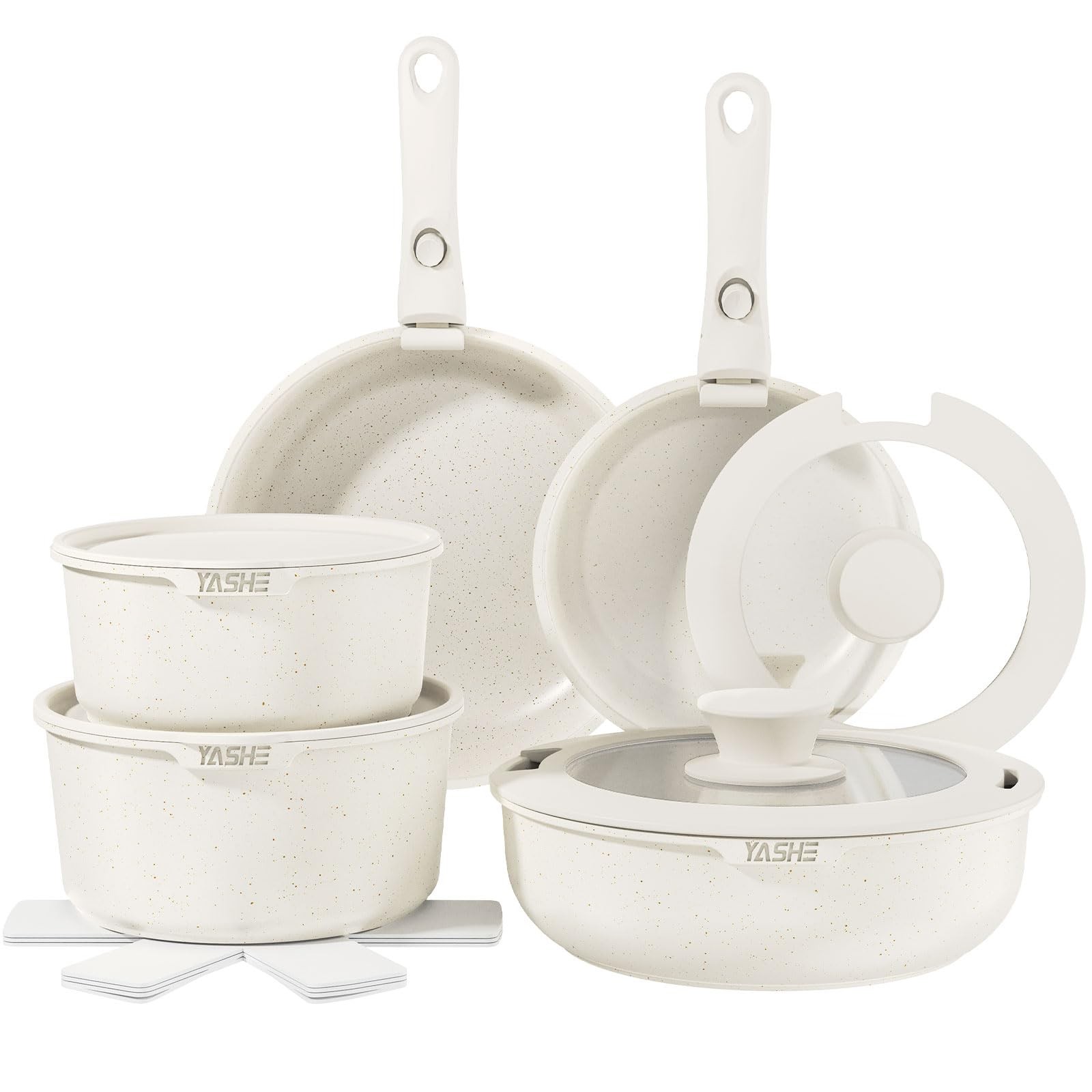 Set Pentole Antiaderenti 15 Pezzi PFOA Free | Cottura Sana e Leggera