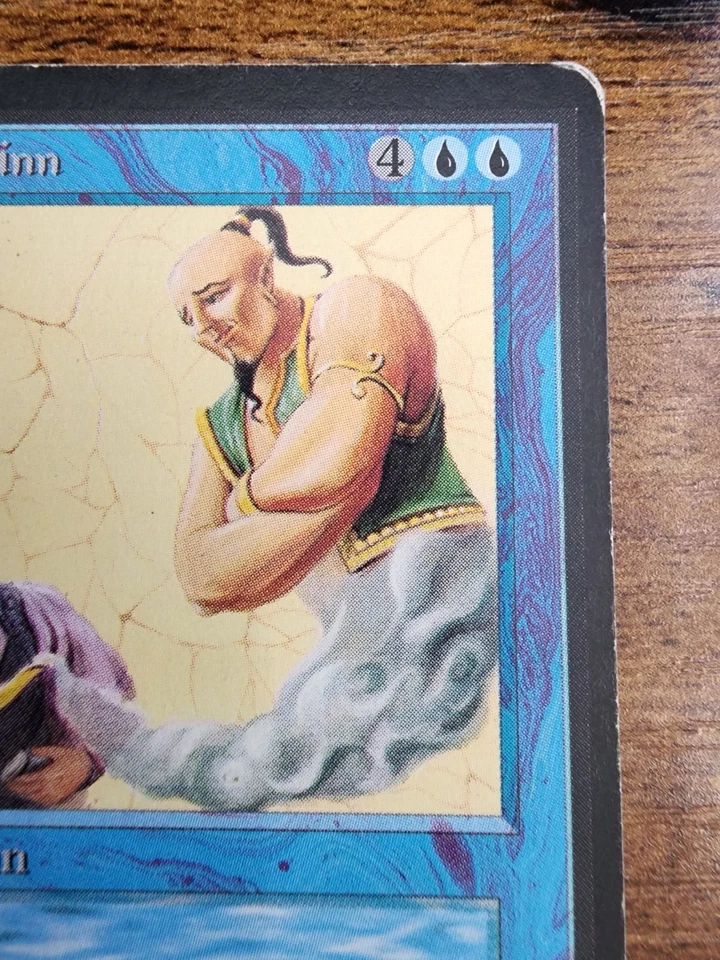 MTG Mahamoti Djinn ⭐BETA MP+/LP-⭐ ⭐10 REAL HQ PICS! ⭐Rare Vintage 1993 Magic - Image 4 of 4