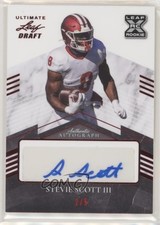 2021 Leaf Ultimate Draft Red /5 Stevie Scott III #BA-SS3 Auto v7j