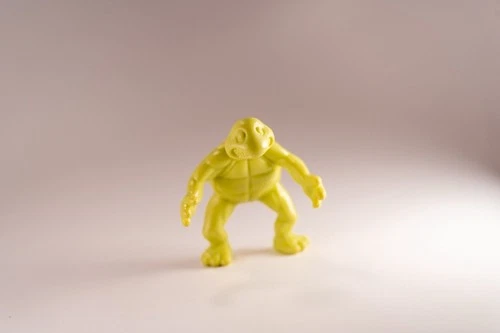 Vintage TMNT Retro Mutagen Ooze Slime Can 2” Baby Turtle Slime Green 1989 Rare