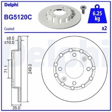 2x Bremsscheibe hinten für Opel Corsa F P2JO Mokka | 748794