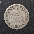 1847 Liberty Seated Half Dime "VG/F" *Free SH After 1st Item*