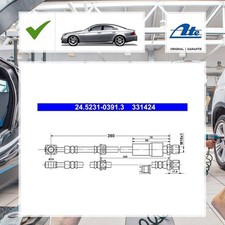 Bremsschlauch Vorne Ate für Opel Vectra B Cc J96 1.6 i 16V (F68)