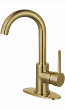 Kingston Brass LS8433DL Concord Bathroom Faucet, Brushed Brass, 5.88 x 5.13 x 11
