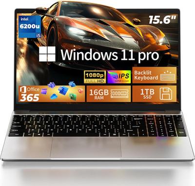 Gaming Laptop Computer 2026, 15.6 Inch Lap Top Pc Window 11 Pro, 16GB RAM 1TB SS