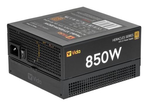 VIDA Heracles Power Supply Unit 850 W 20+4 Pin ATX ATX Black