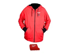 Milwaukee 306R-203X M12 Red Heated Jacket Hoodie (XXX-Large) - Hoodie Only