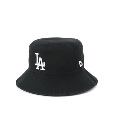 New Era Kinder MLB Cotton Bucket Hat LA Schwarz Größe M/L 14392314 NER36K1359...