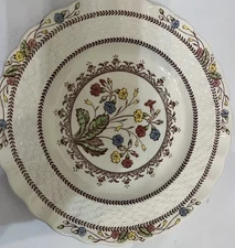 Lot Of Six (6) 6.5” Spode Cowslip Bread Or Dessert Plate. Floral On White.