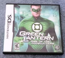 Green Lantern: Rise of the Manhunters (Nintendo DS, 2011) COMPLETE IN BOX MINT
