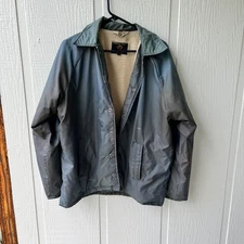 Vintage Richman Brothers Jacket Mens M Grey Lined 70s Coat Snaps Union Thrashd