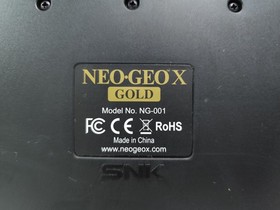 SNK NEO GEO X GOLD Limited Edition Console Arcade Stick Used Working Japan
