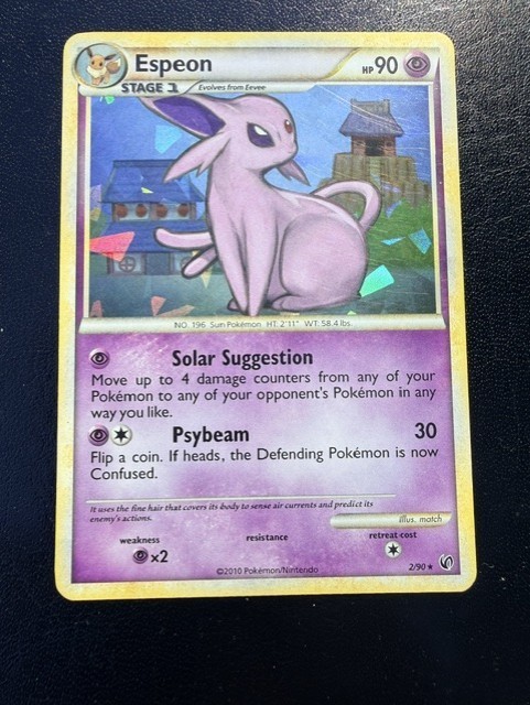 Espeon - 2/90 (Undaunted Cracked Ice Holo) Deck Exclusives
