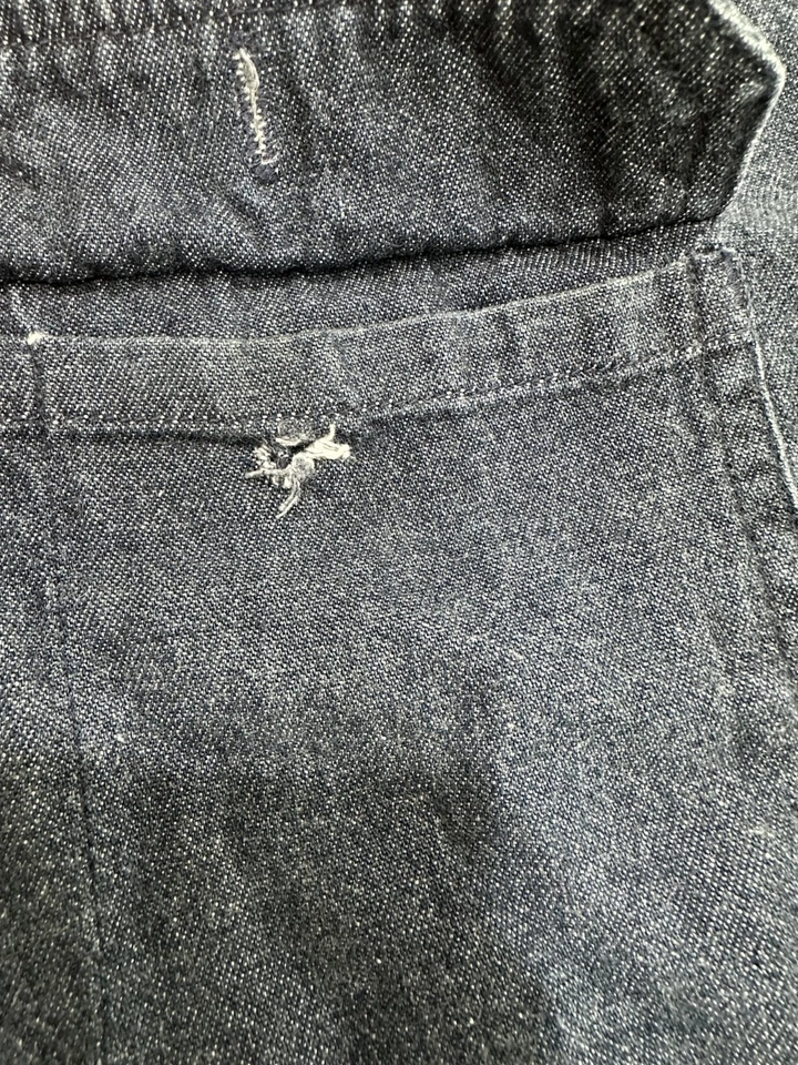 Camisa Denim Canyon River Azul Para Hombre Talla XL Azul Manga Larga Abotonada *Defectos Foto 3 de 4