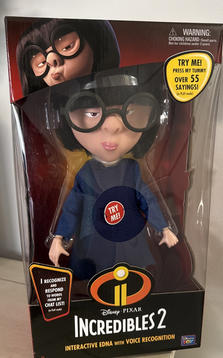 Disney Incredibles 2 EDNA Pixar Talking Interactive Voice
