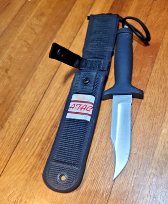 BenchMark A-TAC Clip Point Fighting Knife/Sheath