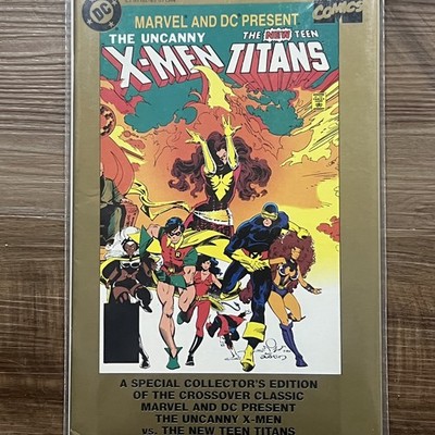 UNCANNY X-MEN VS NEW TEEN TITANS, DC/MARVEL CROSSOVER, GOLD COLLECTOR'S EDITION