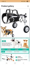 Dog Wheelchair Rear Legs Adjustable Cart Small Lightweight Portable Reflective