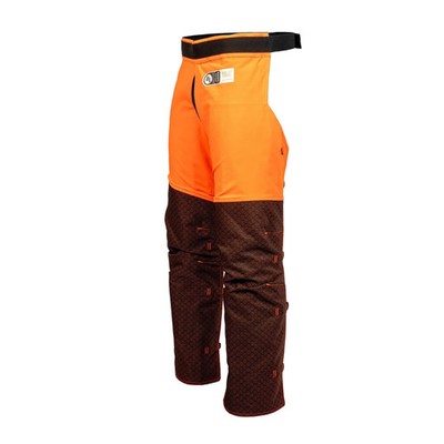 Arbortec Kettensäge Chaps Frontschutz Wadenwickel Hi-Viz Orange ONE SIZE - MwSt.