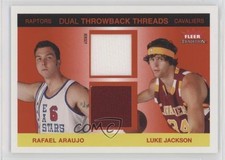2004 Tradition Dual Throwback Threads Jersey /100 Rafael Araujo Luke Jackson 1u6