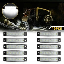 10pcs LED Underbody Light Strip Rock Fit Truck Jeep ATV Underglow Lights 12V