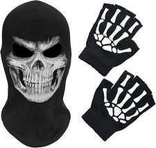 Skeleton Skull Face Mask Balaclava Full Face Halloween Costume Skull Mask