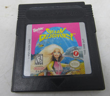Barbie Ocean Discovery NINTENDO GAMEBOY COLOR GAME Tested WORKING Authentic!