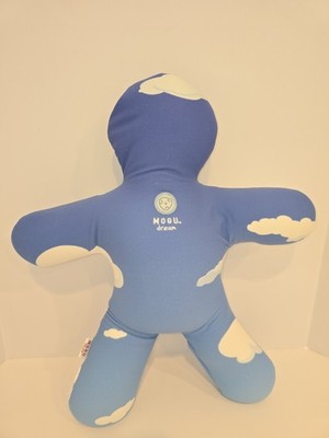 MOGU People Dream Blue White Clouds Micro Bead Stuffed Pillow 23