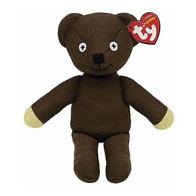 TY Beanies Mr. Bean Teddy Bear, ca 35 cm.