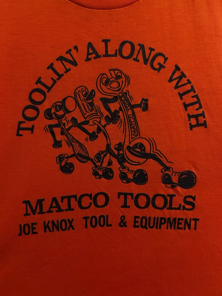 Camiseta gráfica Matco Tools vintage años 70 80 XL Foto 3 de 4