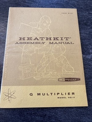 Original Heathkit HD 11 Q Multiplier Assembly Manual Good Condition LOC CD
