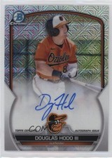 2023 Bowman Chrome Mega Box Chrome Mojo Auto Douglas Hodo III #BCMA-DH Auto 15tx