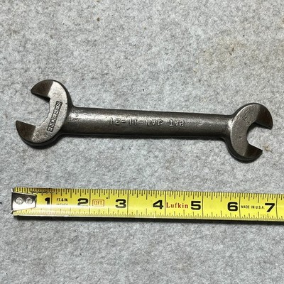 Vintage Enderes Combination Open End Wrench 7/16'' SAE & USS USA