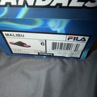 Fila Malibu Womens Sz 6 Black Outside & Pink Inside New w/ Tag In Original Box — photo 3