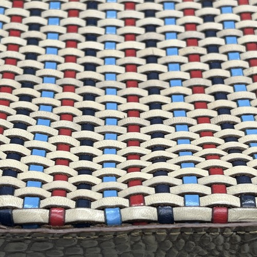 NWT $345 Brahmin Small Bowie Ridgemont Hand Woven Leather Round Crossbody Sand - Picture 15 of 15