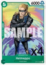 4X One Piece Card Game Helmeppo OP13-036 Uncommon NM