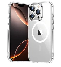 Temdan for iPhone 16 Pro Max Case Clear, [Compatible with