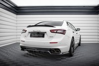 Mittlerer Diffusor Heck Ansatz DTM Look FüR Maserati Ghibli Mk3 Facelift Schwarz