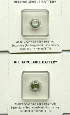 New, 2x OEM for Oticon Z22A, LI-ION  Rechargeable Battery, Z22