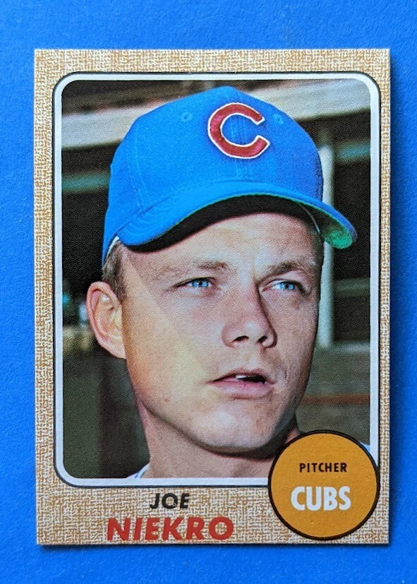 1968 Topps - joe Niekro #475 - Chicago Cubs EX+