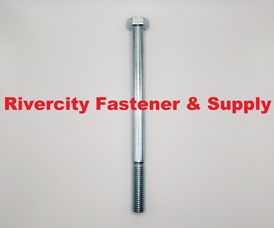 (6) M12-1.75x180 mm Bolt / Hex Head Cap Screws DIN 931 Grade 10.9 12mm x 180mm