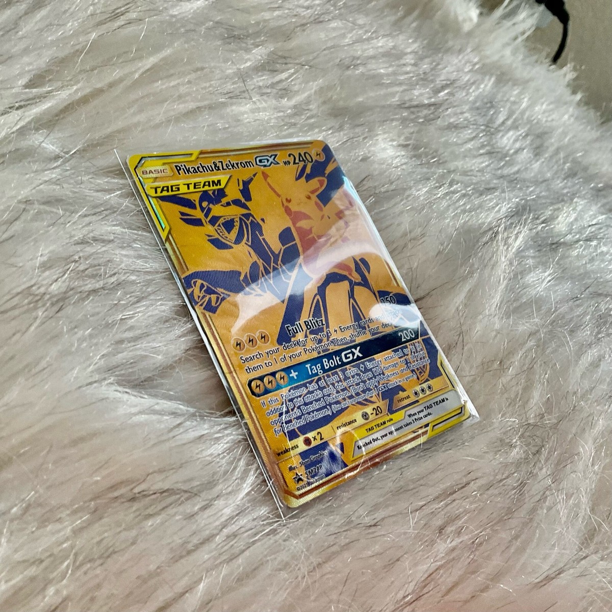Pikachu & Zekrom Tag Team GX 240HP 2021 Mint Condition With