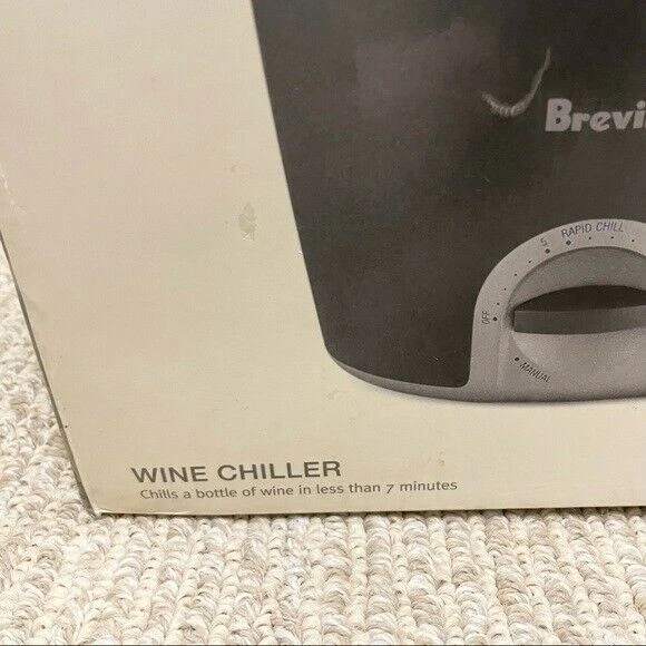 NOVO na Caixa Refrigerador de Vinho Breville Aço Inoxidável Caixa Aberta - Imagem 3 de 4
