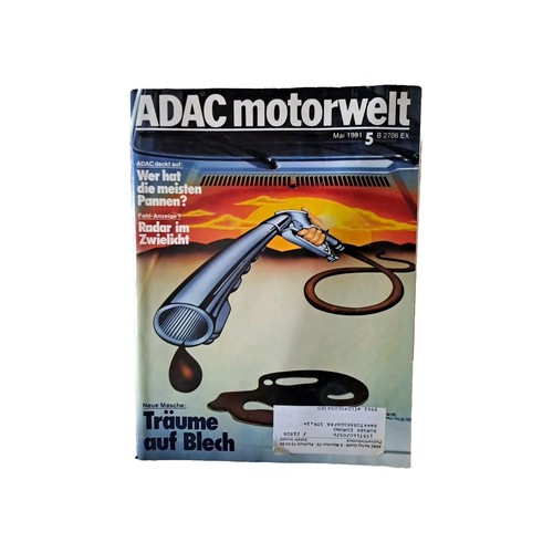 ADAC Motorwelt 1981 5/81 Ford Escort VW Scirocco Hercules Lugano Puch Elegance