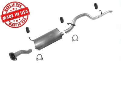 Muffler Exhaust Pipe System for 2004-2012 Chevy Colorado 111 Inch Wheel Base